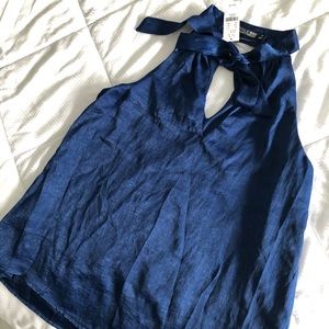 New York & Company blouse halter style Size XS